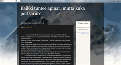 Desktop Screenshot of kaikkitunteeapinanmuttakukaportsarin.blogspot.com