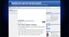 Desktop Screenshot of bloggertips2u.blogspot.com