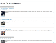 Tablet Screenshot of musicforyourmayhem.blogspot.com