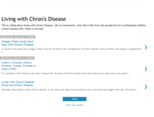 Tablet Screenshot of livingwithchrohnsdisease.blogspot.com