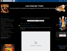 Tablet Screenshot of last-airbender-trailer.blogspot.com