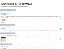 Tablet Screenshot of butunfirmalar.blogspot.com
