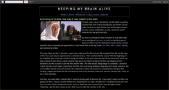 Desktop Screenshot of keepingmybrainalive.blogspot.com