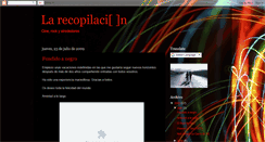 Desktop Screenshot of larecopilacion.blogspot.com