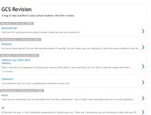 Tablet Screenshot of gcsrevision.blogspot.com