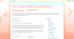 Desktop Screenshot of myfightwithsarcoma.blogspot.com