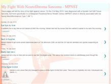 Tablet Screenshot of myfightwithsarcoma.blogspot.com