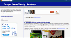 Desktop Screenshot of escapefromobesityreviews.blogspot.com