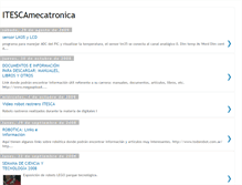 Tablet Screenshot of itescamecatronica.blogspot.com