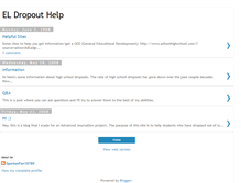 Tablet Screenshot of eldropouthelp.blogspot.com