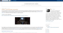 Desktop Screenshot of continuityboy.blogspot.com