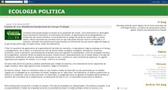 Desktop Screenshot of ecologia-politica.blogspot.com