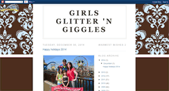 Desktop Screenshot of girlsglitterngiggles.blogspot.com