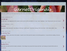 Tablet Screenshot of garnetoriginals.blogspot.com