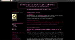 Desktop Screenshot of chroniques-emilie.blogspot.com