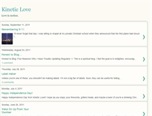 Tablet Screenshot of kineticlove.blogspot.com