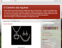 Tablet Screenshot of ocantinhodasagulhas.blogspot.com