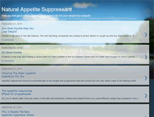 Tablet Screenshot of natural-appetite-suppressant-pills.blogspot.com