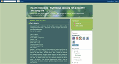 Desktop Screenshot of health-recepies.blogspot.com