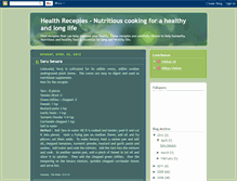 Tablet Screenshot of health-recepies.blogspot.com