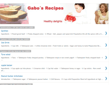 Tablet Screenshot of gaborecipes.blogspot.com