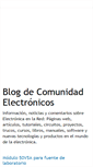 Mobile Screenshot of comunidadelectronicos.blogspot.com