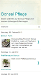 Mobile Screenshot of bonsai-pflege.blogspot.com