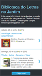 Mobile Screenshot of livrosletrasnojardim.blogspot.com