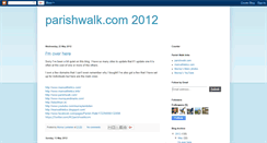 Desktop Screenshot of parishwalk2012.blogspot.com