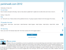 Tablet Screenshot of parishwalk2012.blogspot.com