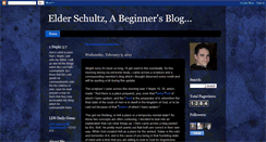 Desktop Screenshot of elderschultz.blogspot.com