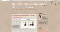 Desktop Screenshot of girlscholar.blogspot.com