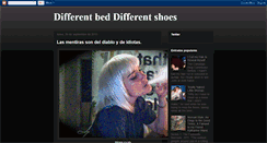 Desktop Screenshot of differentbeddifferentshoes.blogspot.com