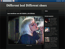 Tablet Screenshot of differentbeddifferentshoes.blogspot.com