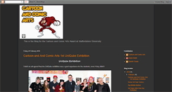 Desktop Screenshot of cartoonandcomicarts.blogspot.com