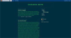 Desktop Screenshot of chelseaskye.blogspot.com