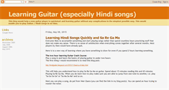 Desktop Screenshot of hindiguitar.blogspot.com