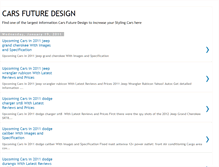 Tablet Screenshot of carsfuturedesign.blogspot.com