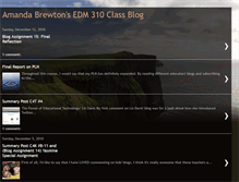 Tablet Screenshot of brewtonamandaedm310.blogspot.com