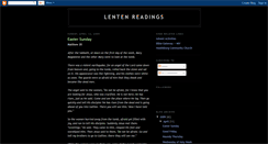 Desktop Screenshot of lentenreadings.blogspot.com