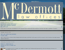 Tablet Screenshot of mcdermottlaw.blogspot.com