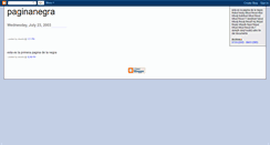 Desktop Screenshot of negra.blogspot.com