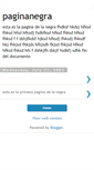 Mobile Screenshot of negra.blogspot.com