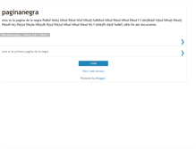 Tablet Screenshot of negra.blogspot.com