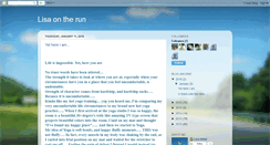 Desktop Screenshot of lisaontherun.blogspot.com