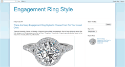 Desktop Screenshot of engagementringstyle.blogspot.com