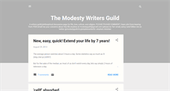 Desktop Screenshot of modesty.blogspot.com