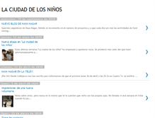 Tablet Screenshot of laciudaddelosninos.blogspot.com