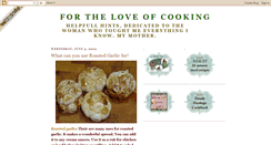 Desktop Screenshot of fortheloveofcooking1.blogspot.com