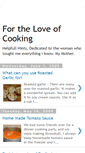 Mobile Screenshot of fortheloveofcooking1.blogspot.com